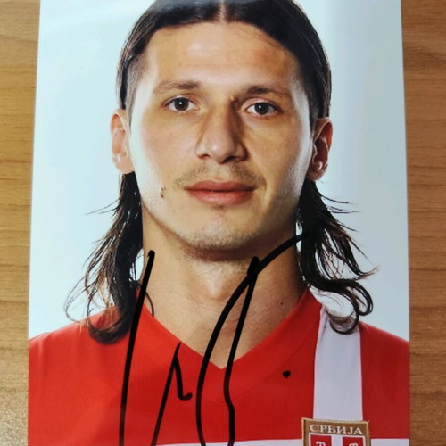 Authentic Marko Pantelic autograph like new on photo