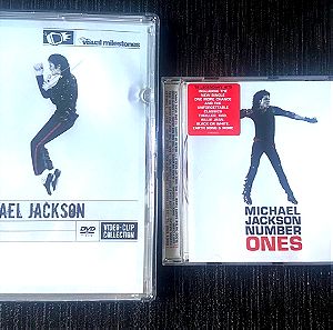 πακέτο Michael Jackson Number ones cd+dvd