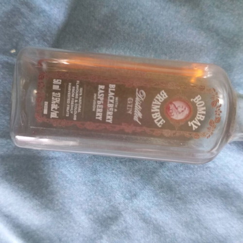 Bombay collectible miniature used, plastic bottle