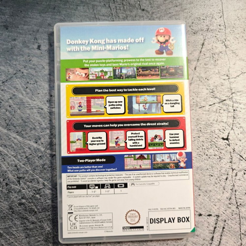 Mario vs Donkey Kong Switch box used