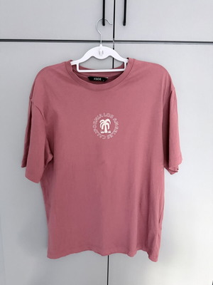 Short-sleeve T-shirt, red pink, size S