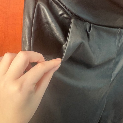 Cherry Koko leather pants medium black used