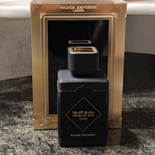 Lattafa Bade'e Al Oud Black Exposed Eau de Parfum 100ml like new