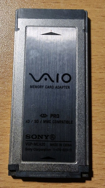 Adaptor card memorie Sony Vaio