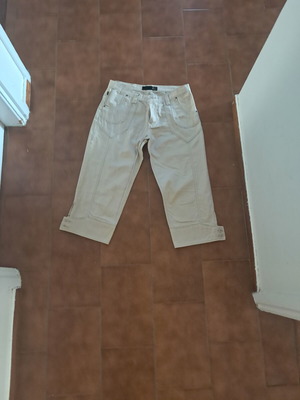 Cavalieri Cut Jeans Women Size M 38 10 Like New White Beige