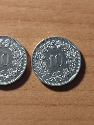 Συλλογή νομισμάτων Ελβετίας μεταχειρισμένη