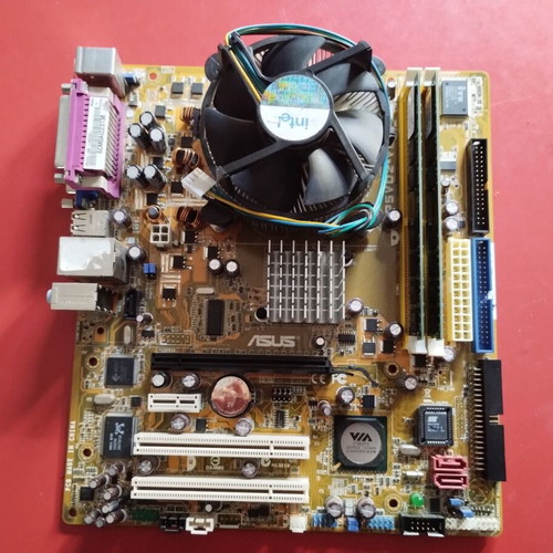 Μητρική ASUS P5VD2-VM μεταχειρισμένη με επεξεργαστή Intel Pentium 4 και μνήμες DDR2