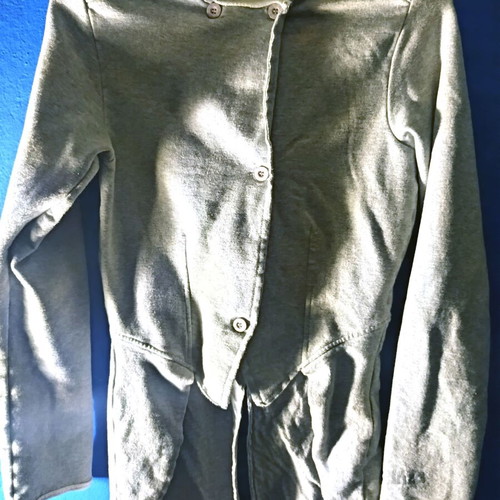 Dimensione Danza grey cotton blazer jacket used, size XS