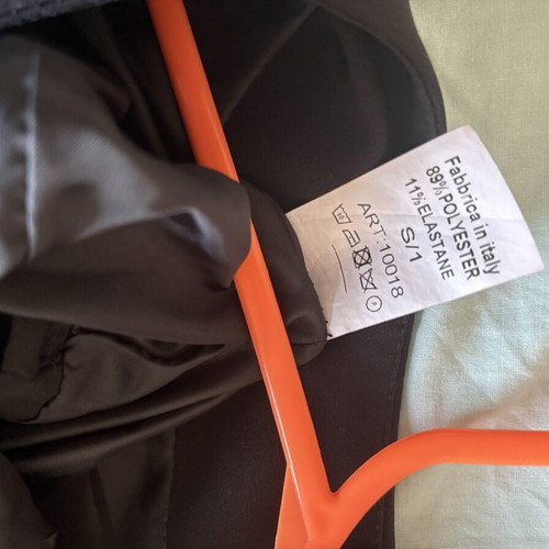 Italian Tailored Jacket black, short, like new, size S