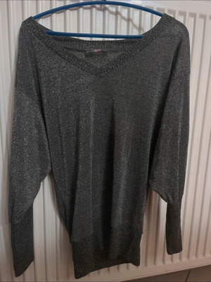 medium gray with glitter
