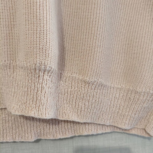 ARS Woman Fashion pink knitted sweater medium like new with stripes
