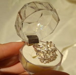 Silver 925 ring small size 5.5-6 new