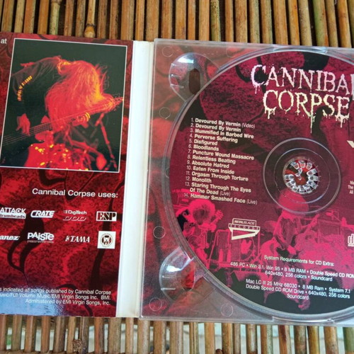 Cannibal Corpse Death Metal CDs used, 2 items