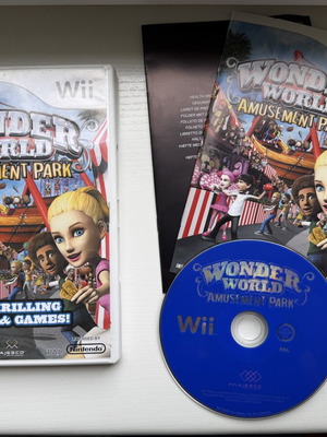 Wii Wonder World Amusement Park game used for Nintendo Wii with manual