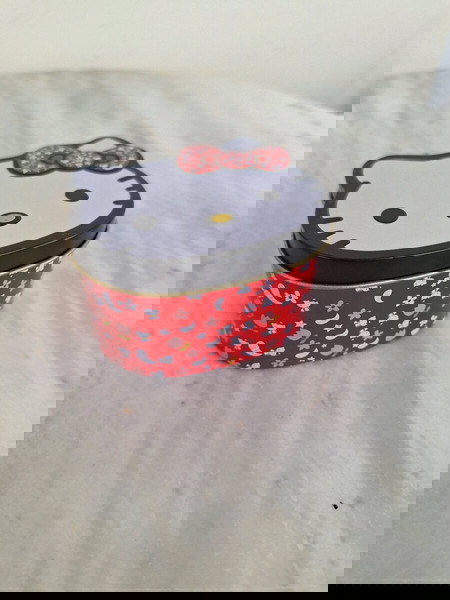 μεταλλικό κουτί hello kitty κόκκινο