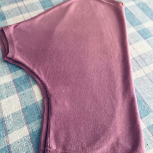 DKNY Lilac Short Sleeve Cardigan One Size like new