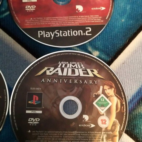 Tomb Raider games PS2 collection used, set