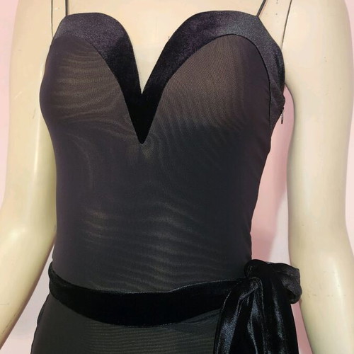 Danceandsway dance dress new black code 2162