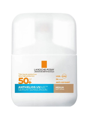 La Roche-Posay Anthelios UVAIR Serum Sunscreen SPF50+ Medium Natural нов