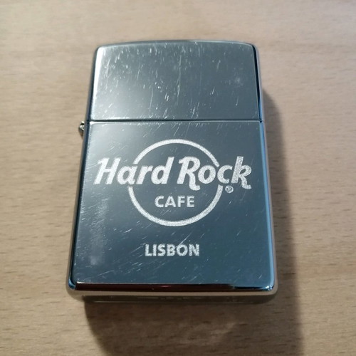 Zippo lighter used from Hard Rock Cafe Lisbon collection