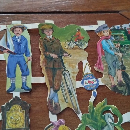 Vintage Paper Cutouts like new, Victorian designs by Ernst Freihoff