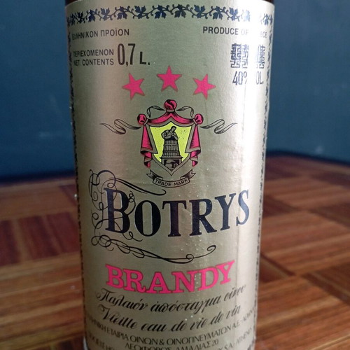 Brandy Botrys like new, 10-year-old wine distillate