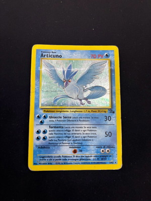 Articuno Fossil Set Nintendo Pokemon TCG Holo Rare употребяван