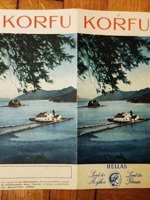 EOT Korfu Vintage Promotional Brochure 1957 like new