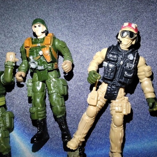 Chap Mei Soldier Force figures set of 7, 10 cm, used