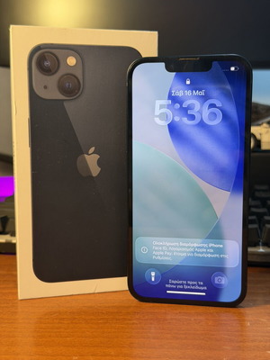 iPhone 13 128GB σαν καινούργιο, μαύρο, 100% υγεία μπαταρίας