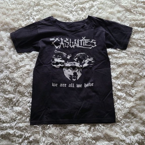 T-shirt punk The casualties used with cut collar