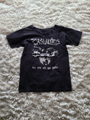T-shirt punk The casualties used with cut collar