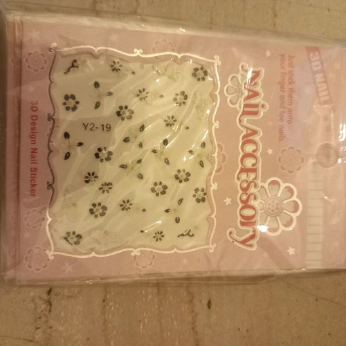 Nail stickers unused, pack of 11 sheets