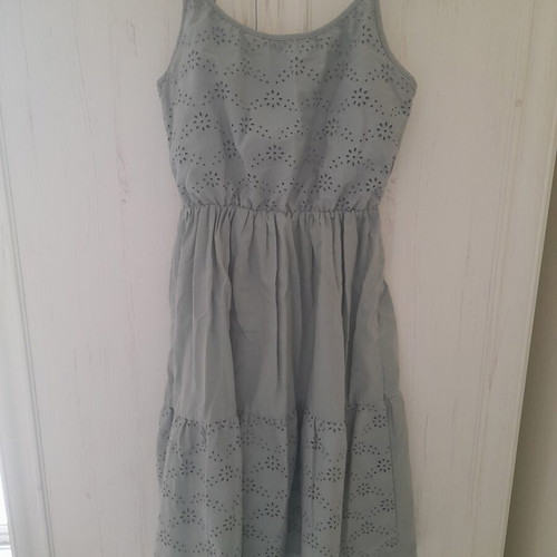 Esmara dress with cutwork designs in mint color, like new