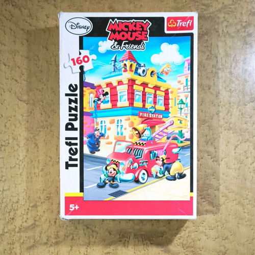 Trefl Mickey Mouse & Friends Fire Station Puzzle 160 pieces used