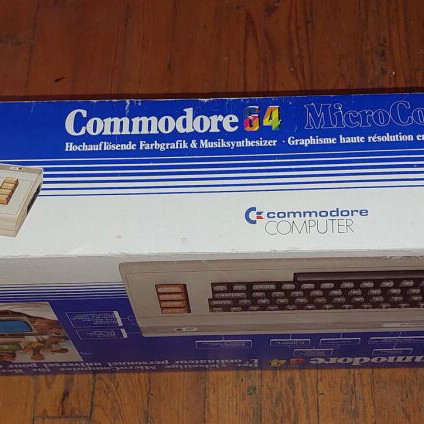 Commodore 64 like new with original box and warranty sticker