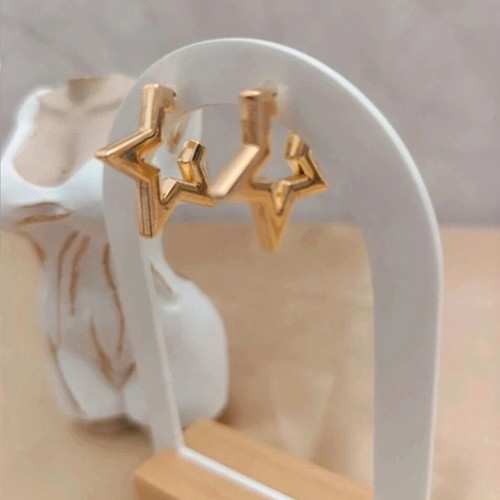 Gold Star Earrings new