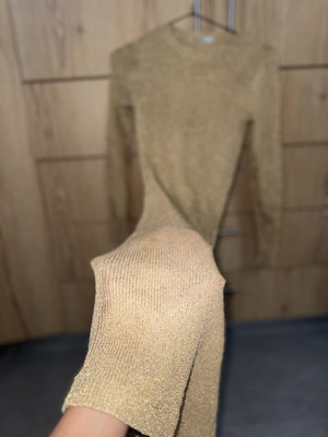 Gold Beach Dress Oh Polly new, size S