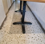 Τραπέζι εστίασης ή συνεδριάσεων σαν καινούργιο, διαστάσεις 1,70x68 πόντους
