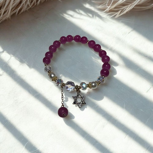 Handmade bracelet with beads Big star new