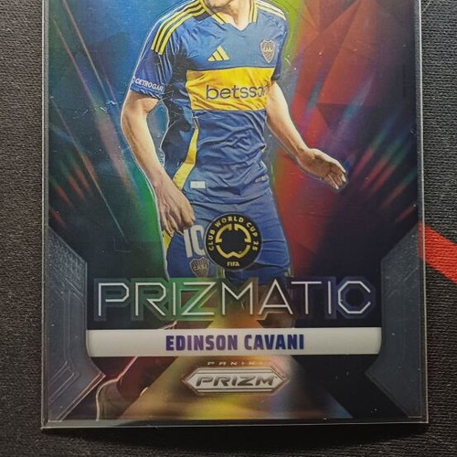 Panini Prizm FIFA Club World Cup 2025 Edinson Cavani Prizmatic #4 Boca Juniors card like new