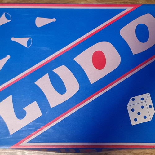 Vintage board game 1970 ER.KAP LUDO like new complete