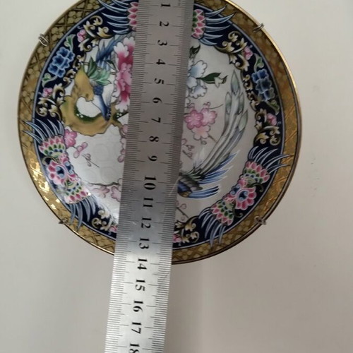 Collection of 3 decorative porcelain wall plates like new