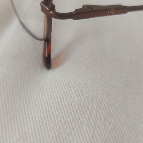 Luciano Soprani vintage eyeglass frame like new, brown bronze