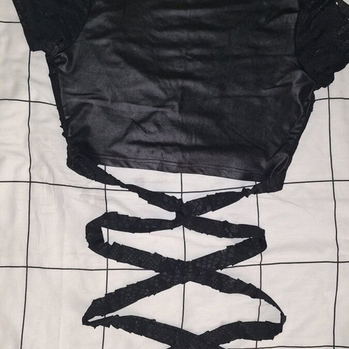 Punk Rave short-sleeve top new, black, M/L