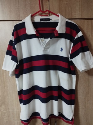 U.S. Polo Assn. polo shirt XL like new, multicolor