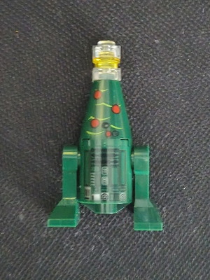 Lego Star Wars Christmas droid minifigure