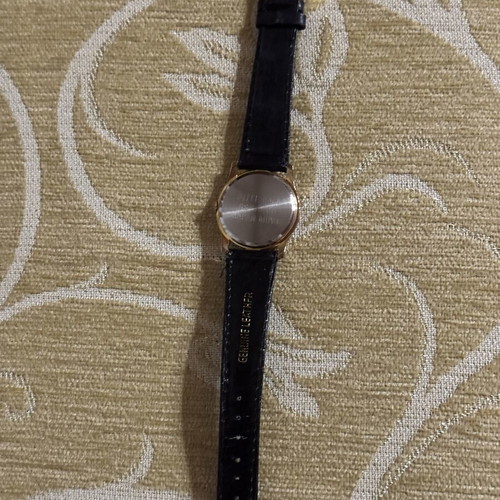 Cobra Quartz wristwatch used, black and gold