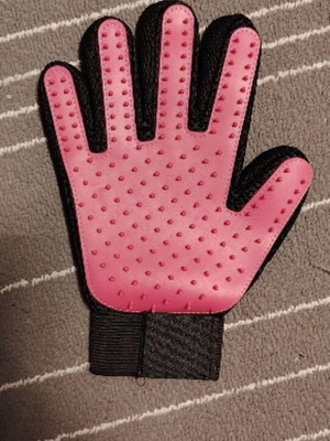 Dog hair removal grooming glove
