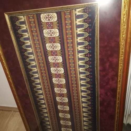 Embroidery in frame like new